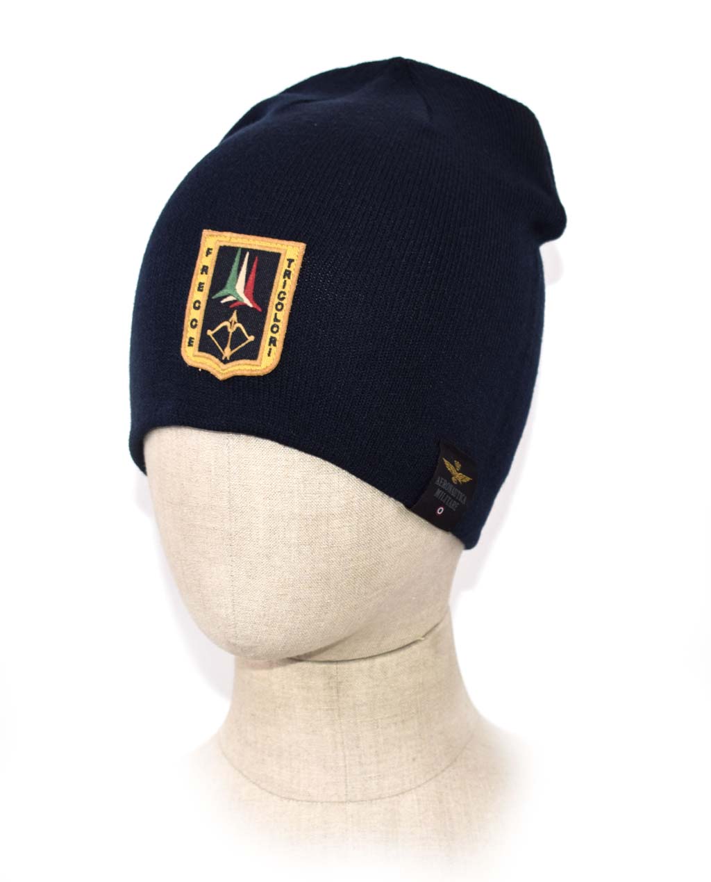 Шапка вязаная AERONAUTICA MILITARE FW 20/21/CZ blue navy (CU 023) 