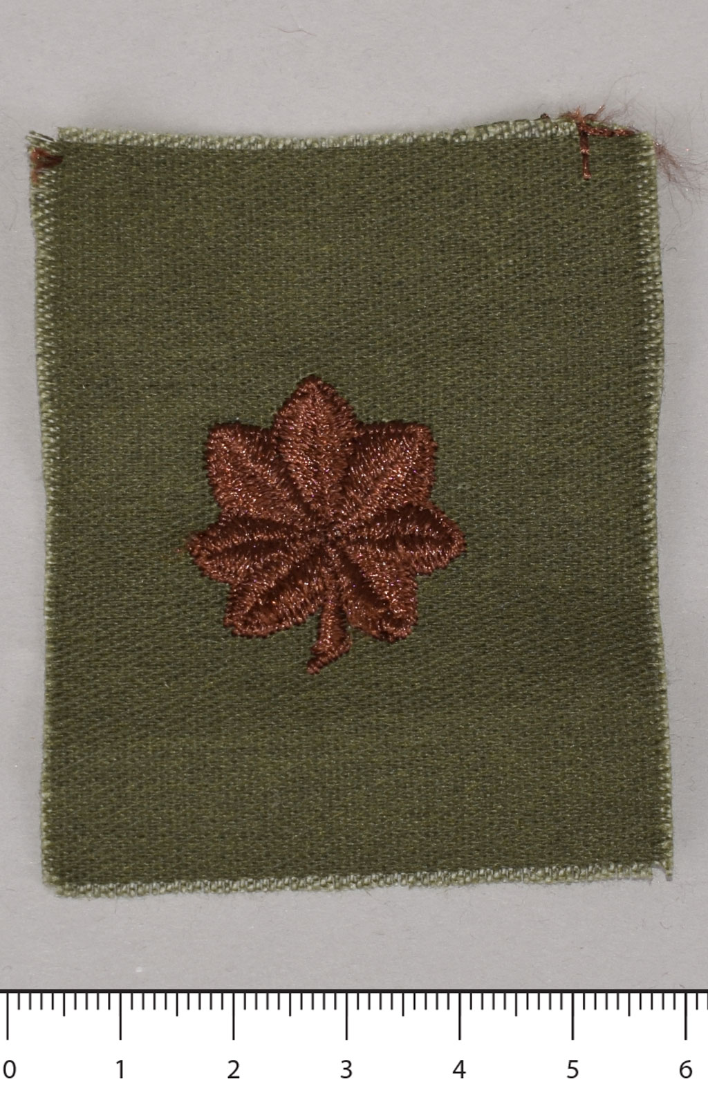 Нашивка петличн. ARMY MAJOR olive/brown #1037 США