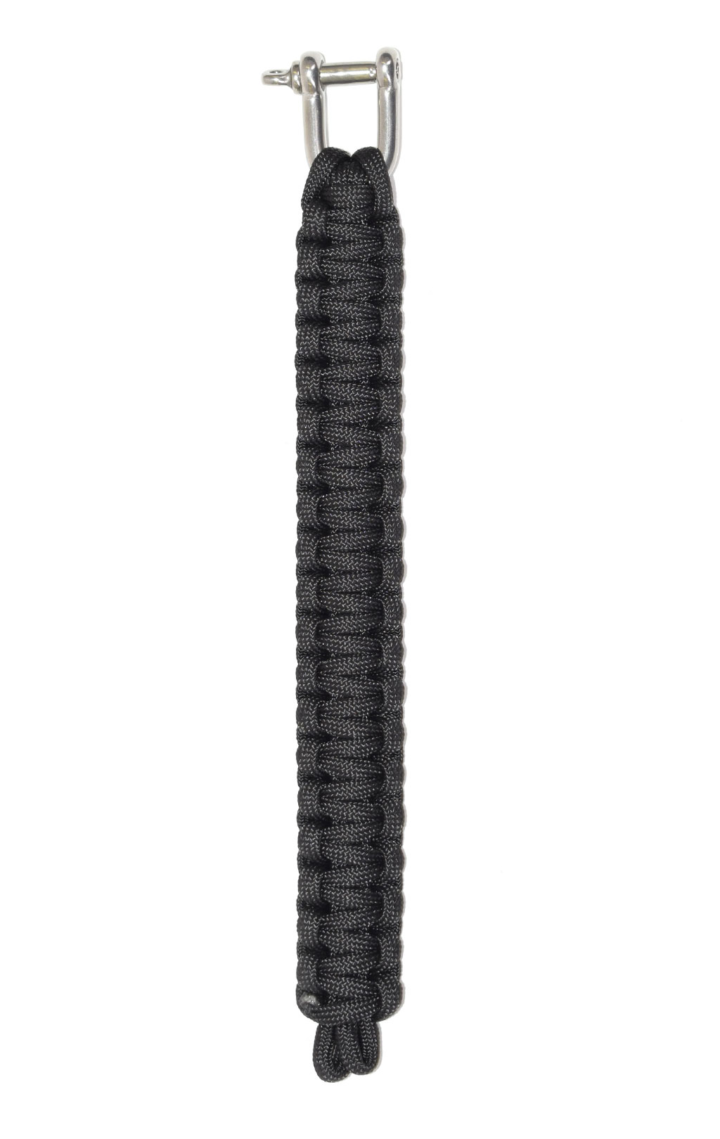 Браслет Mil-Tec PARACORD с карабином black 