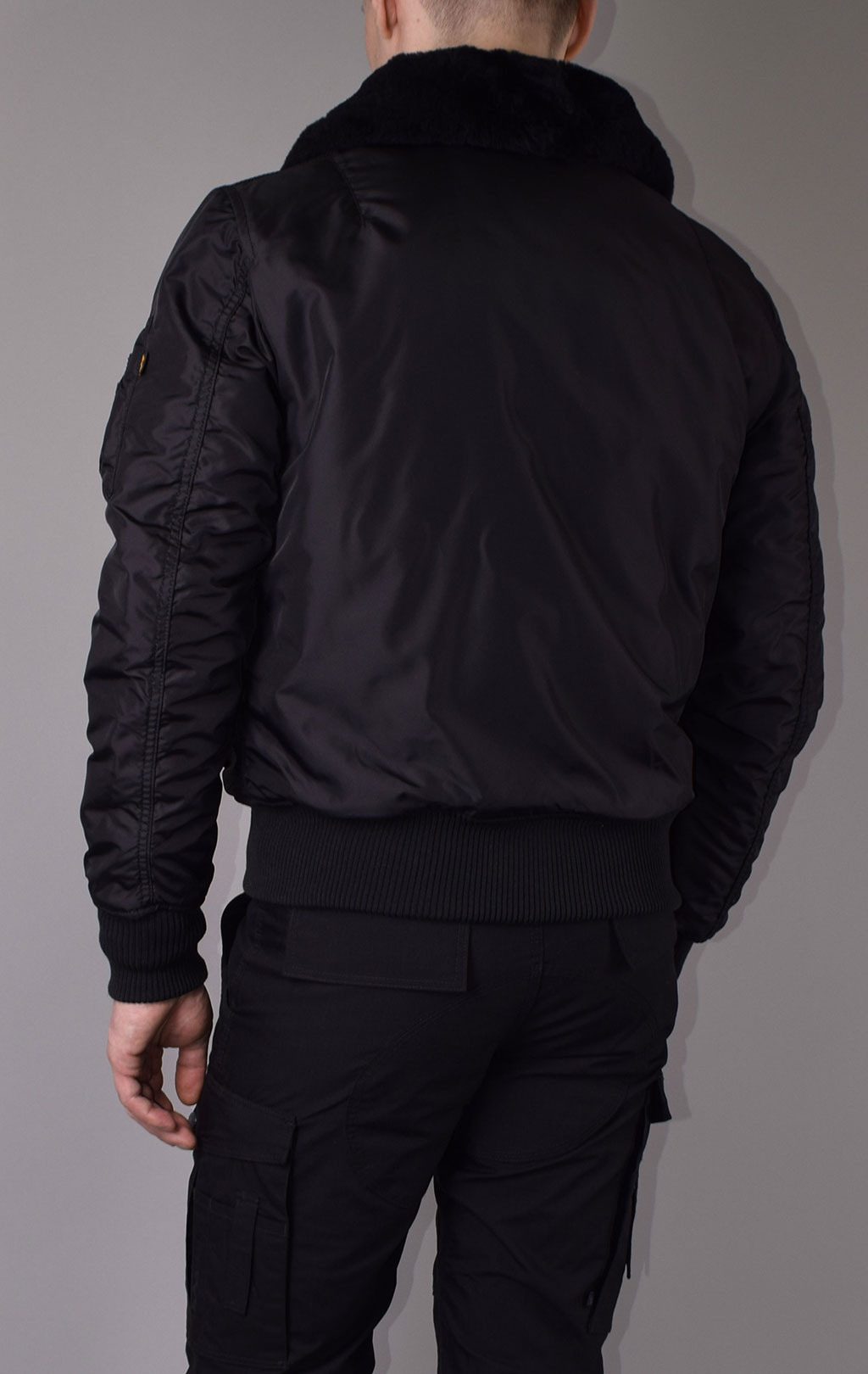 Куртка-пилот ALPHA INDUSTRIES INJECTOR-III black 