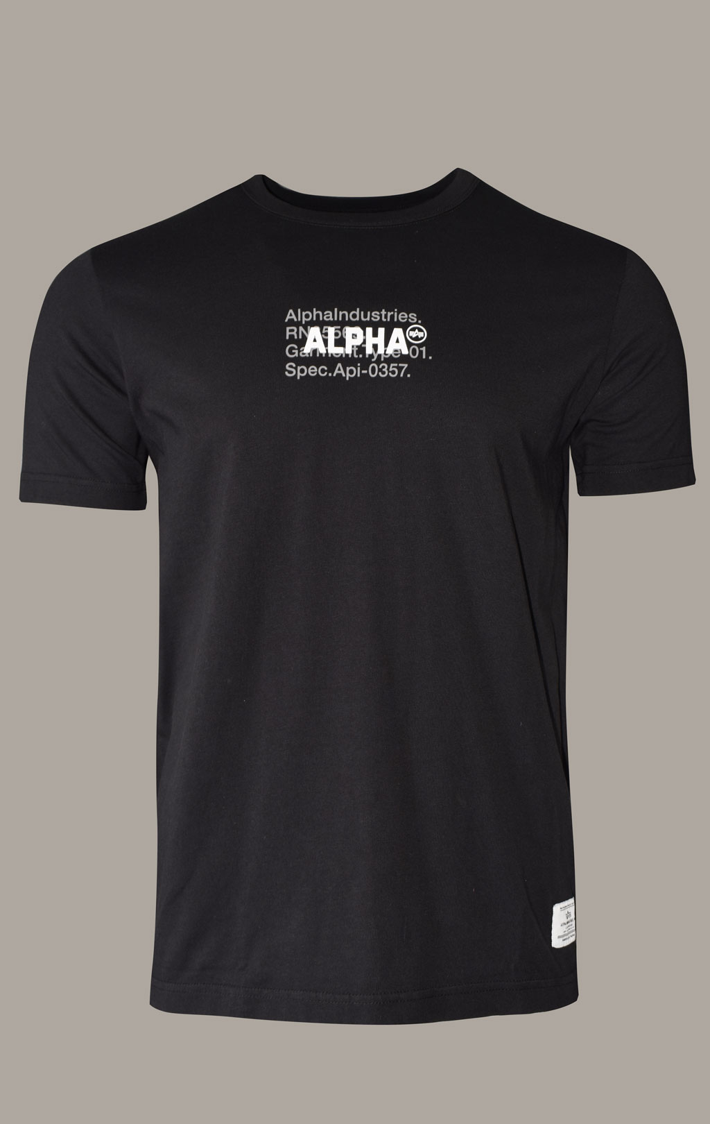 Футболка ALPHA INDUSTRIES ALPHA CODE GRAPHIC TEE SS 23 black 