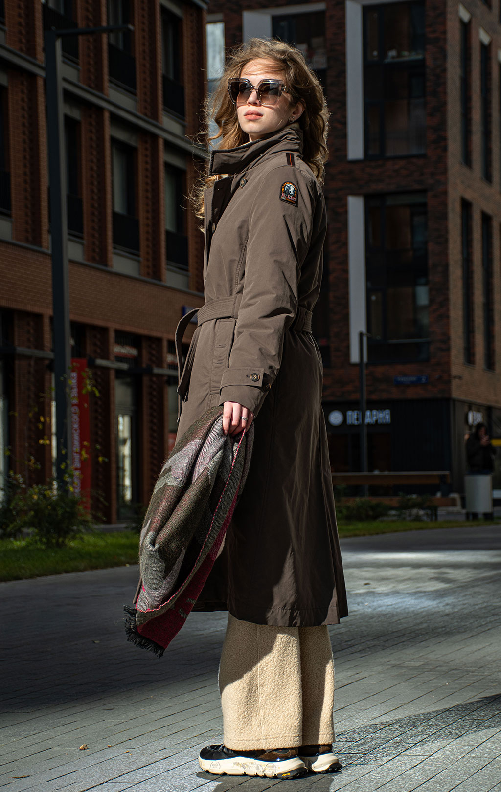 Женский плащ PARAJUMPERS KASSY FW 25/26 earth brown 