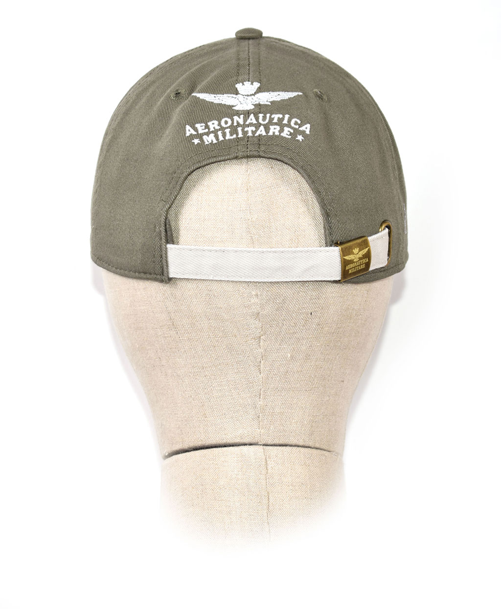 Бейсболка AERONAUTICA MILITARE SS 20/CN verde militare (HA 1042) 