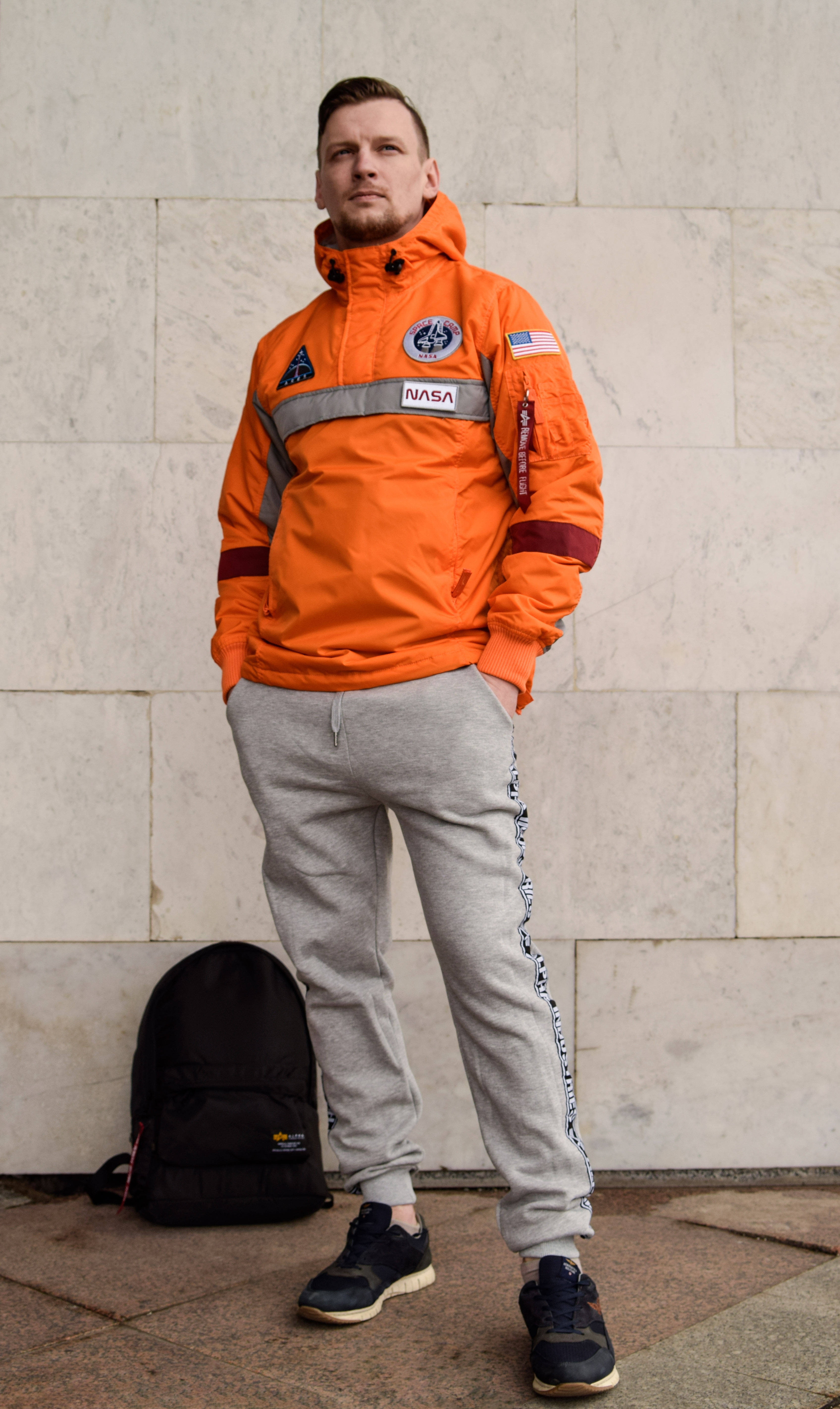 Анорак ALPHA INDUSTRIES NASA SPACE CAMP ANORAK alpha orange 