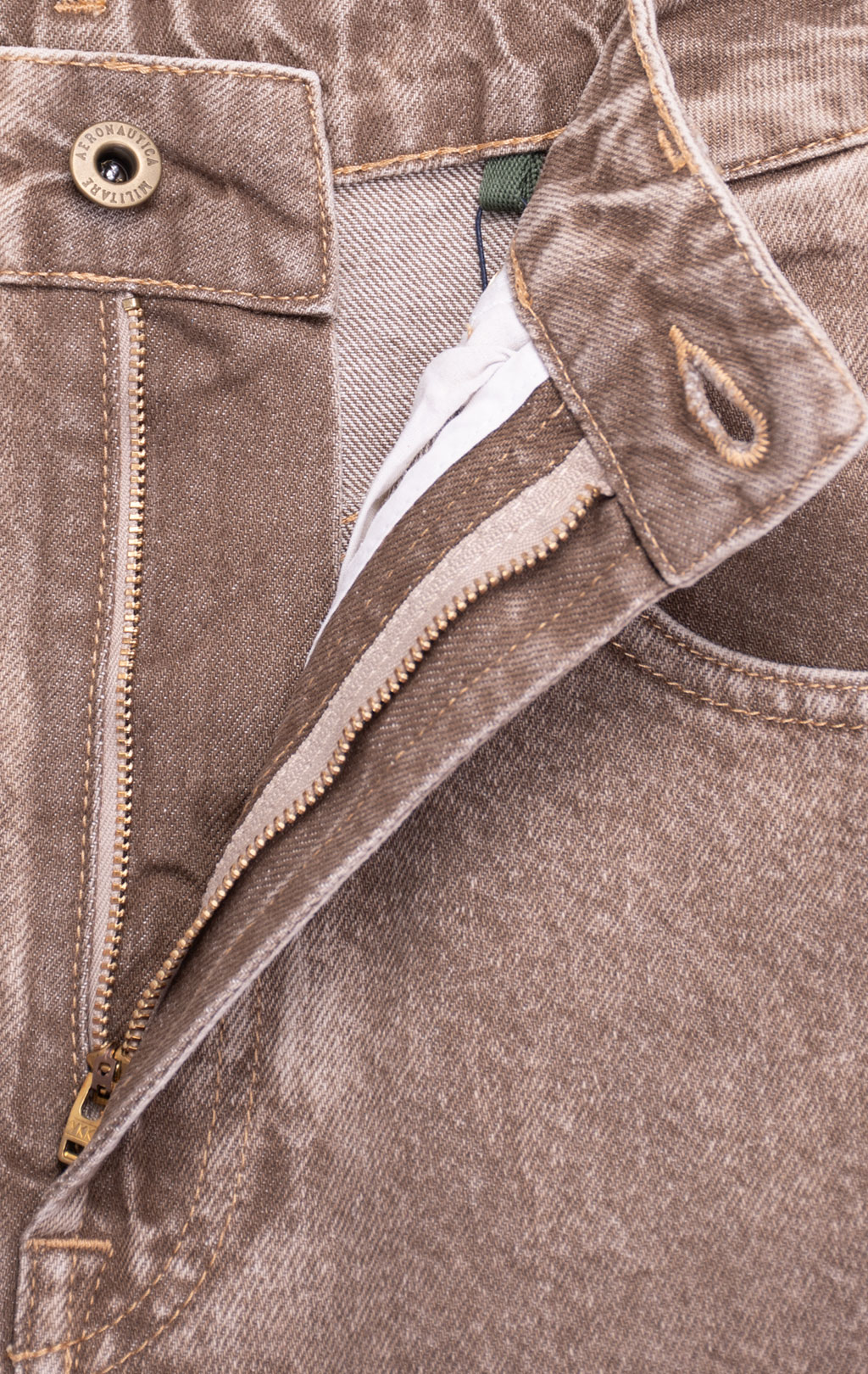 Женские джинсы AERONAUTICA MILITARE BARREL FW 26/27/IT silver mink (PJ 0217) 