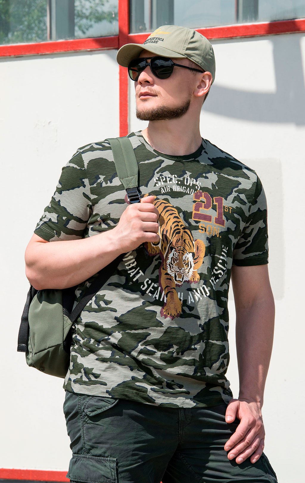 Футболка AERONAUTICA MILITARE SS 20/IN camouflage AM23 (TS 1728) 