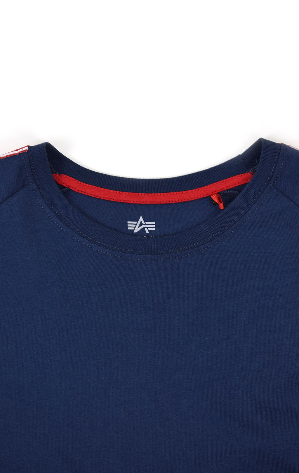 Футболка ALPHA INDUSTRIES AL TYPE T new navy/red 