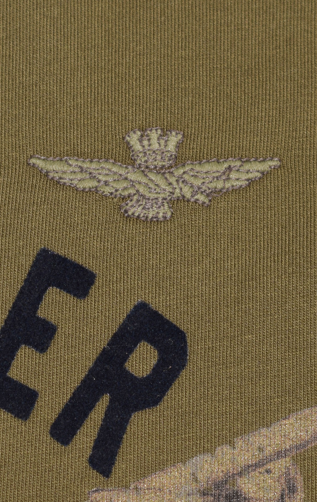 Футболка AERONAUTICA MILITARE FW 23/24/TR off green (TS 2131) 