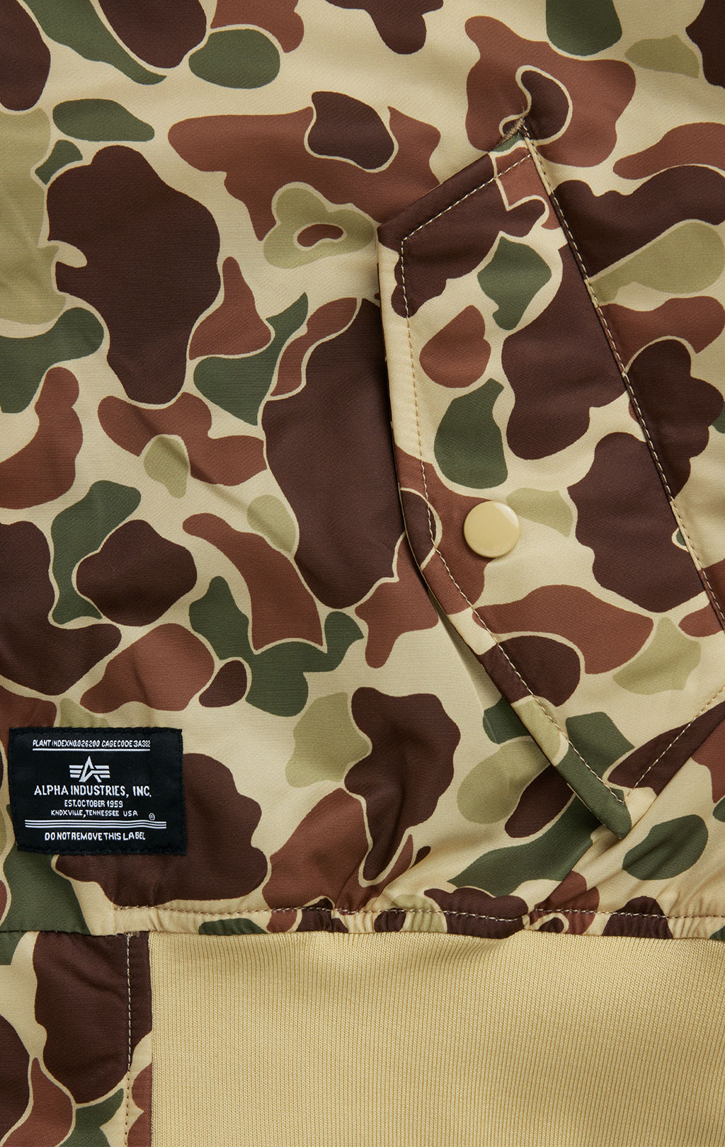 Ветровка ALPHA INDUSTRIES HOODED GEN-II FLIGHT JACKET L-2B SS 24 m green frogskin camo 