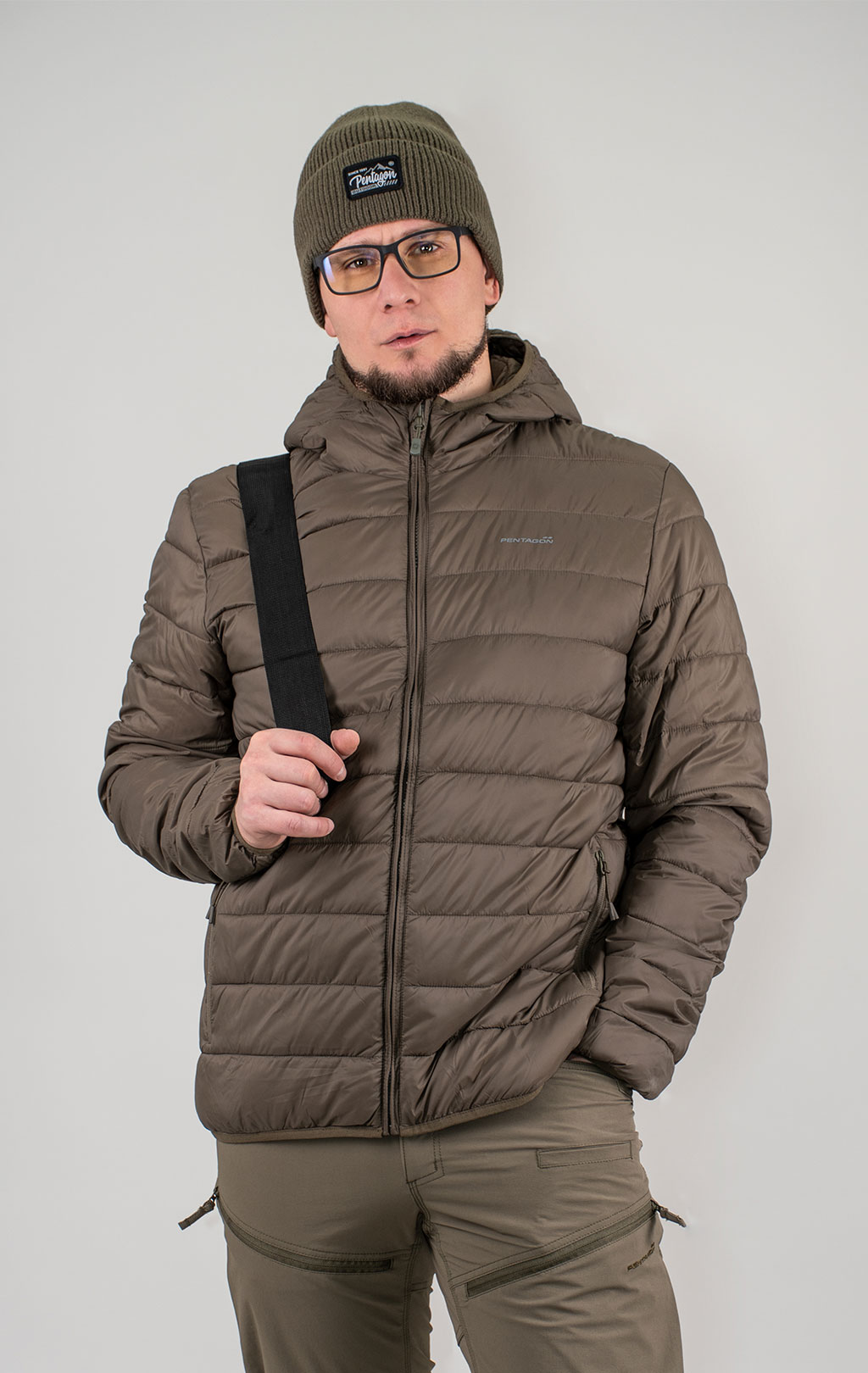 Куртка тактическая Pentagon AURORA hood jacket утеплённая с капюшоном 06E ral7013 08048 