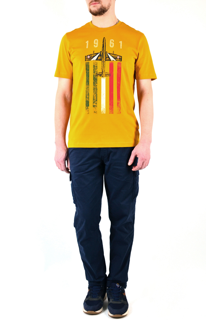 Футболка AERONAUTICA MILITARE mustard gold (TS 1479) 