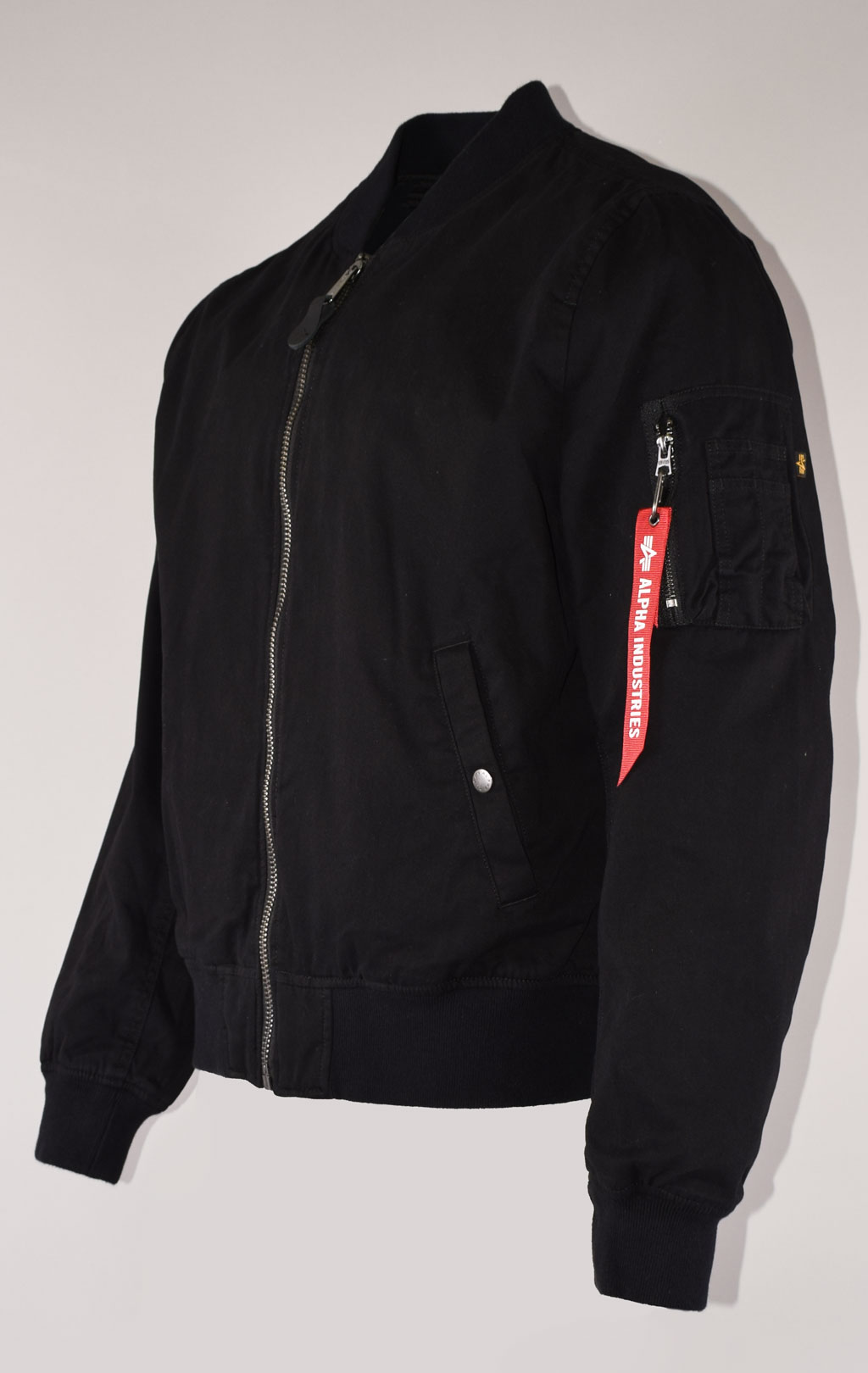 Ветровка-бомбер лётная ALPHA INDUSTRIES CTN FLIGHT JACKET L-2B SS 22 m black 