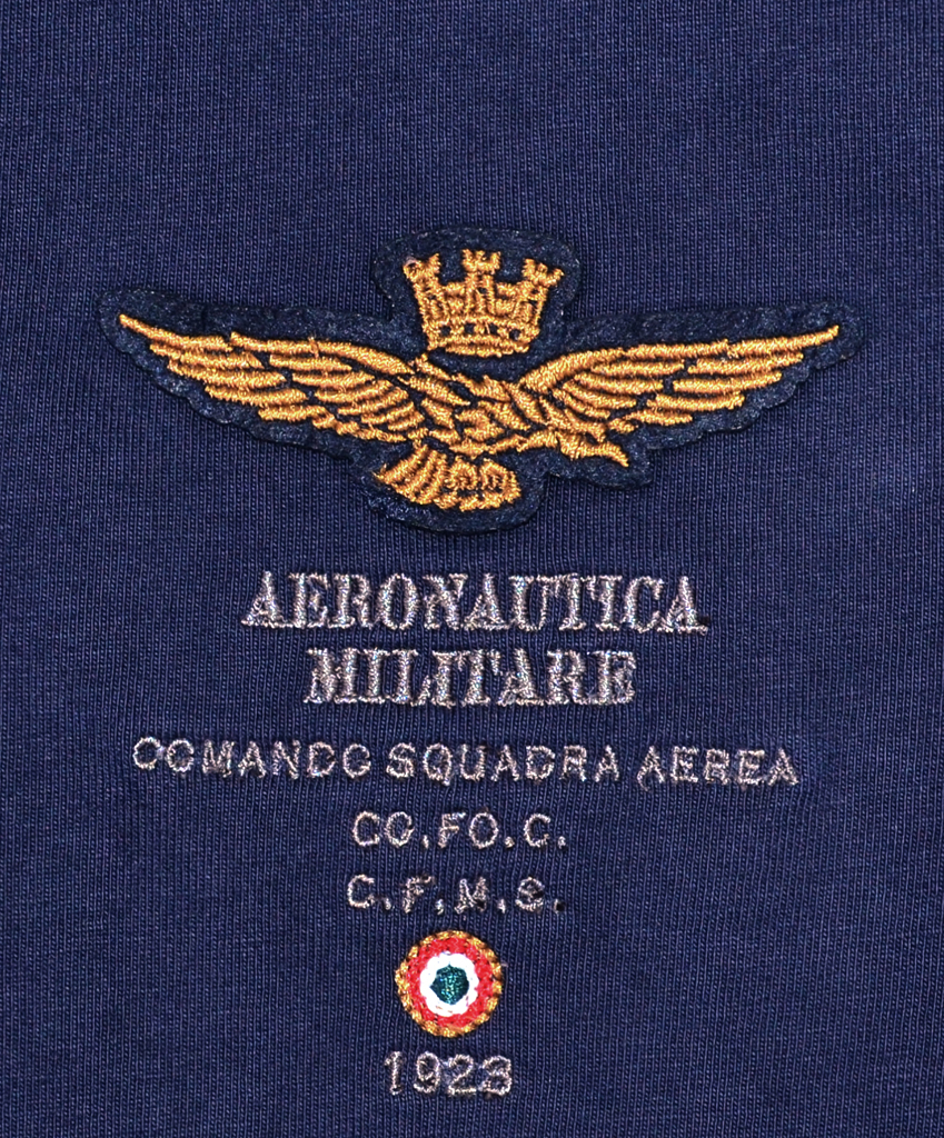Футболка-поло AERONAUTICA MILITARE blue navy (PO 1202) 