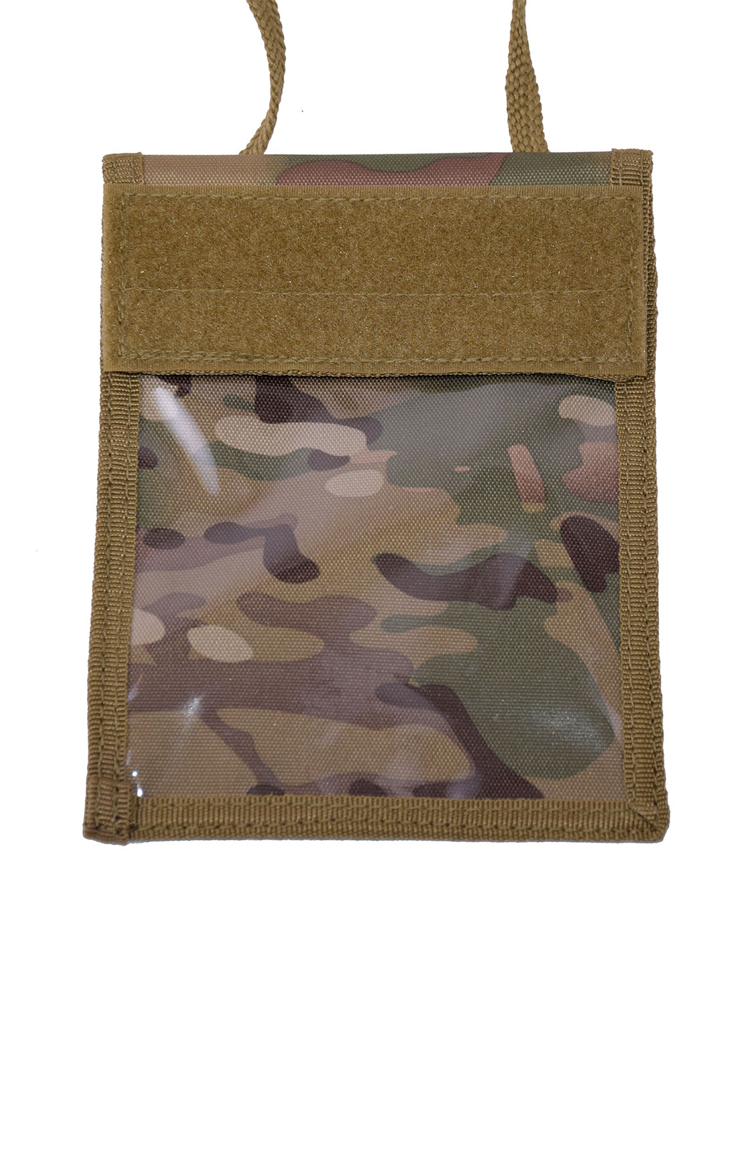 Сумка нагрудная Mil-Tec Neck Wallet velcro 14x1x19 multicam 