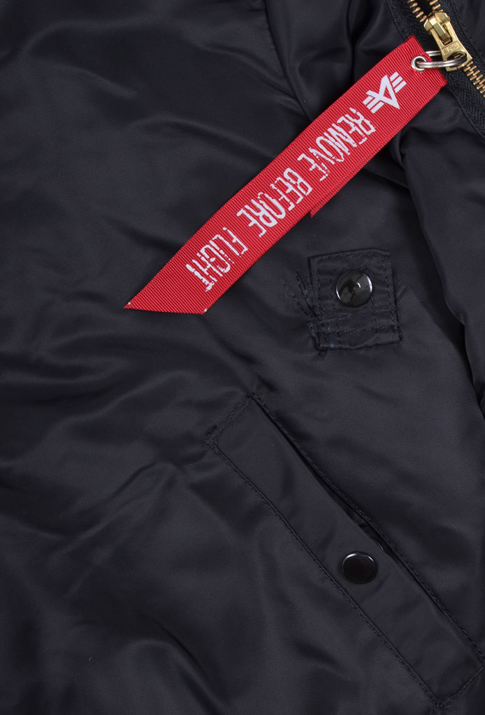 Куртка летная ALPHA INDUSTRIES CLASSIC B-15 black 