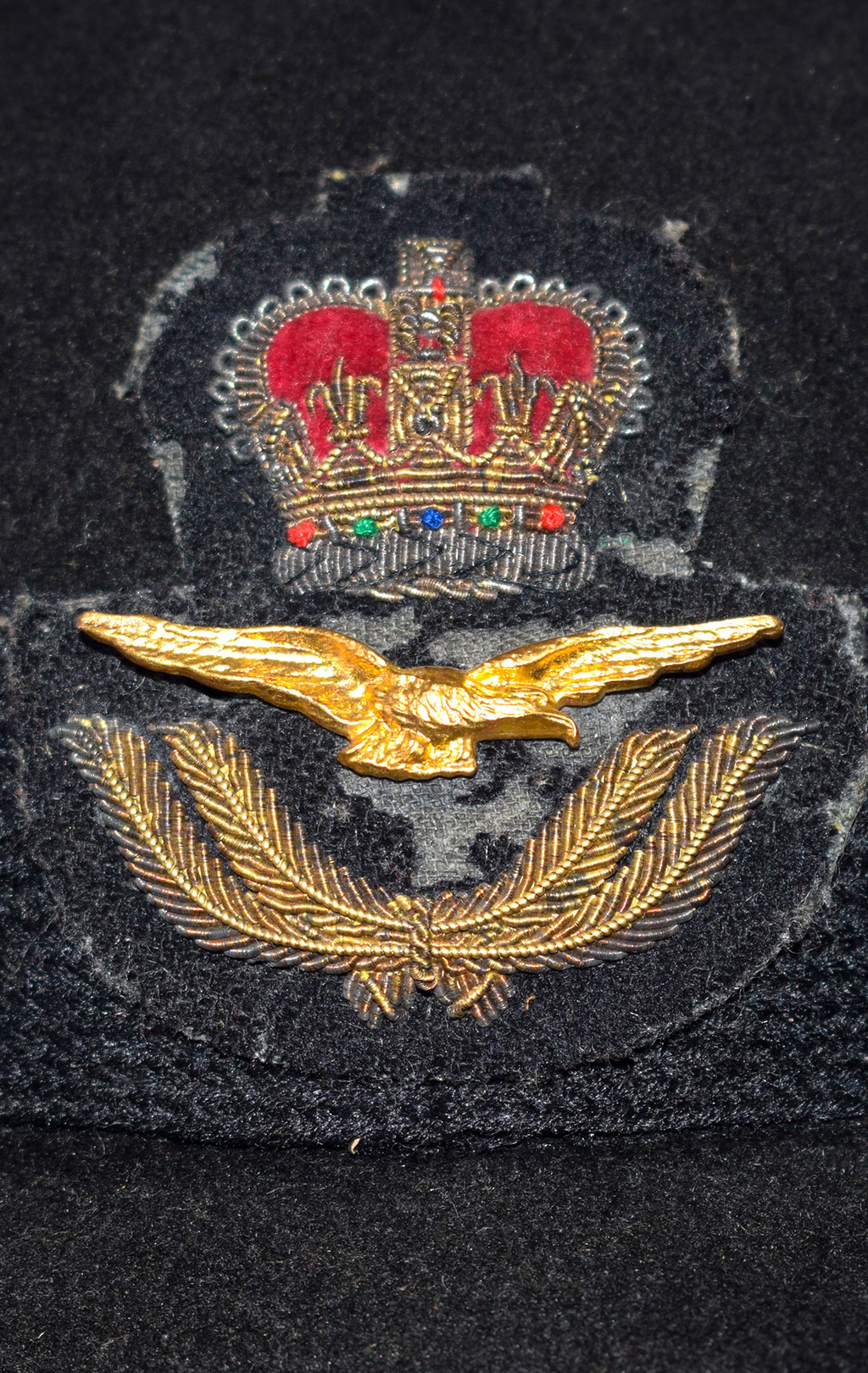 Женский форменный головной убор Air Force black б/у Голландия