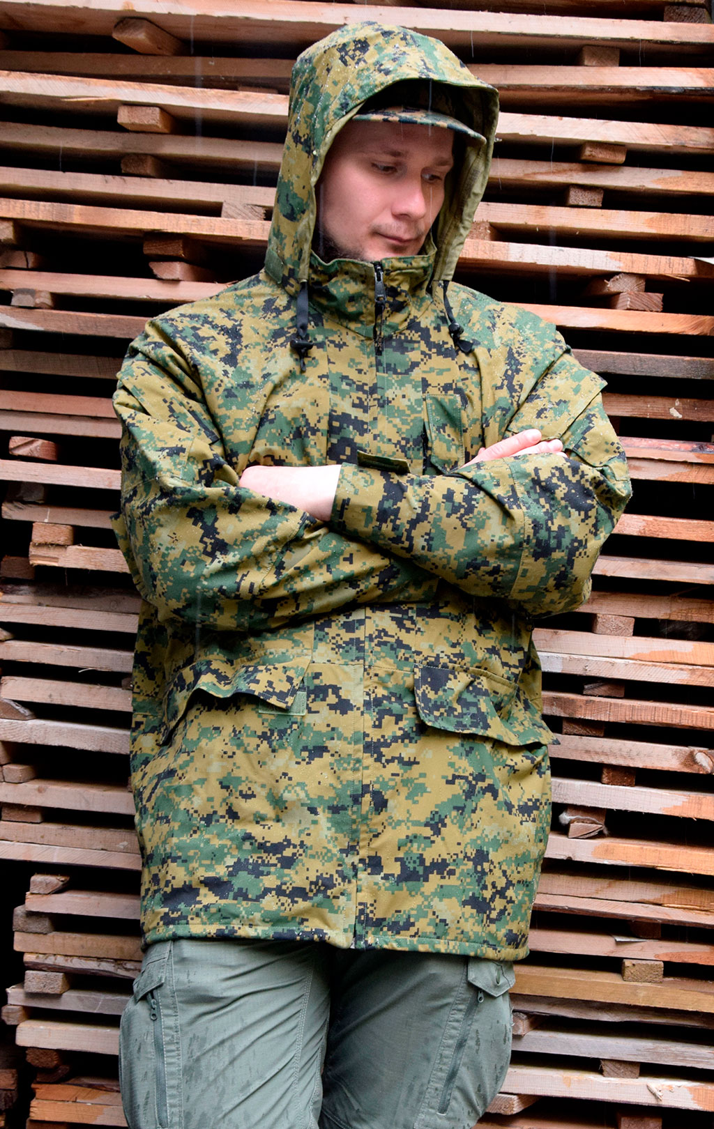 Куртка непромокаемая Gore-Tex USMC Gore-Tex marpat woodland США, купить вИнтернет-магазине ForceAge.