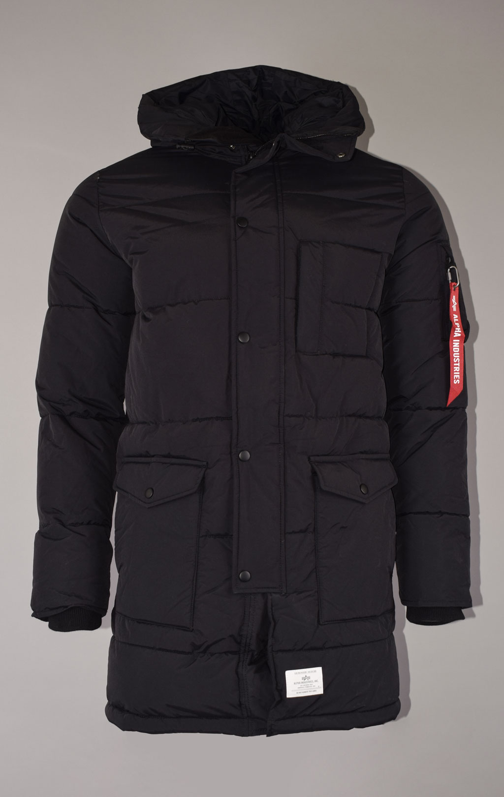 Аляска ALPHA INDUSTRIES QUILTED PARKA N-3B FW 22/23 m black 