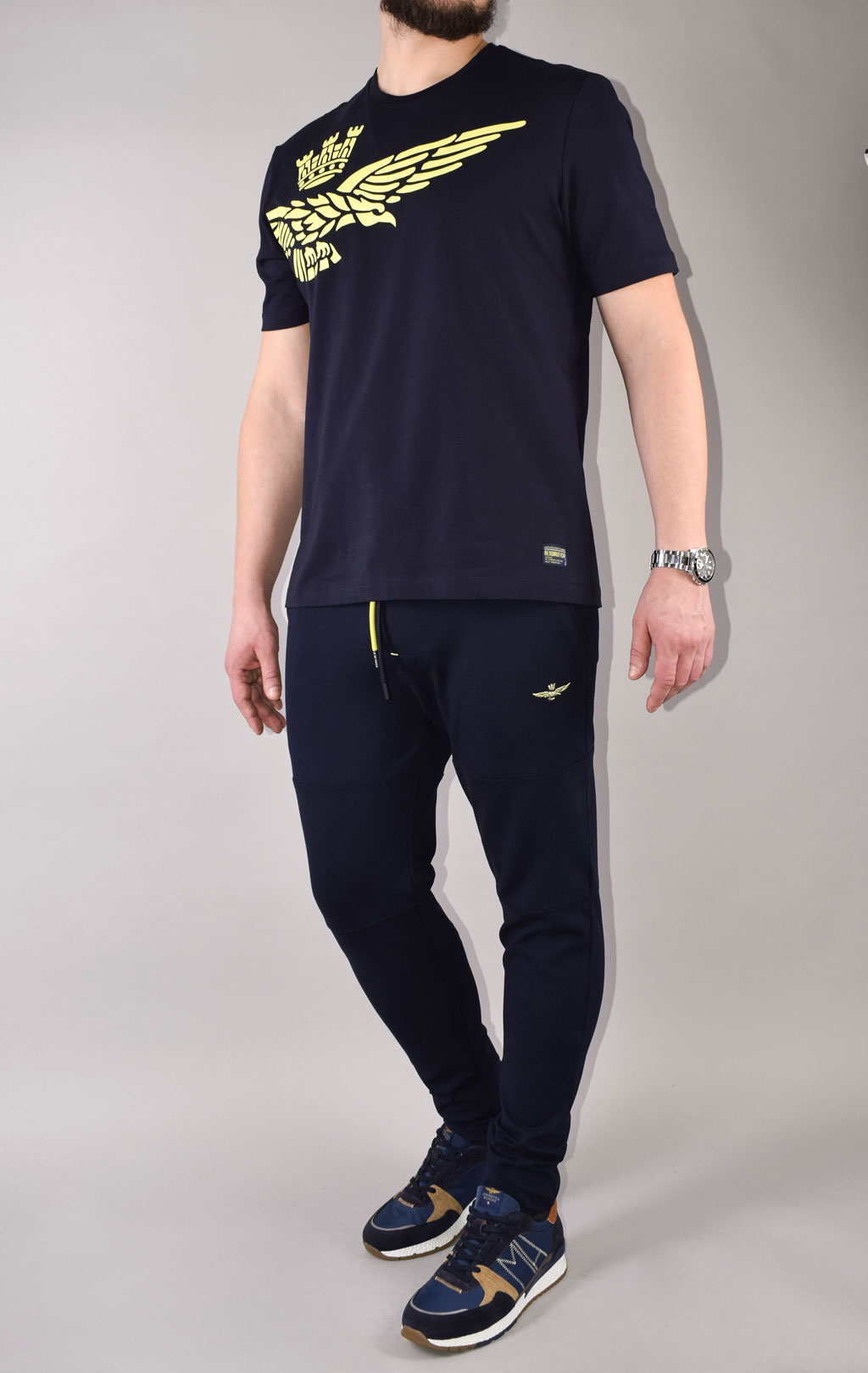 Футболка AERONAUTICA MILITARE SS 22/TR dark navy (TS 1933) 