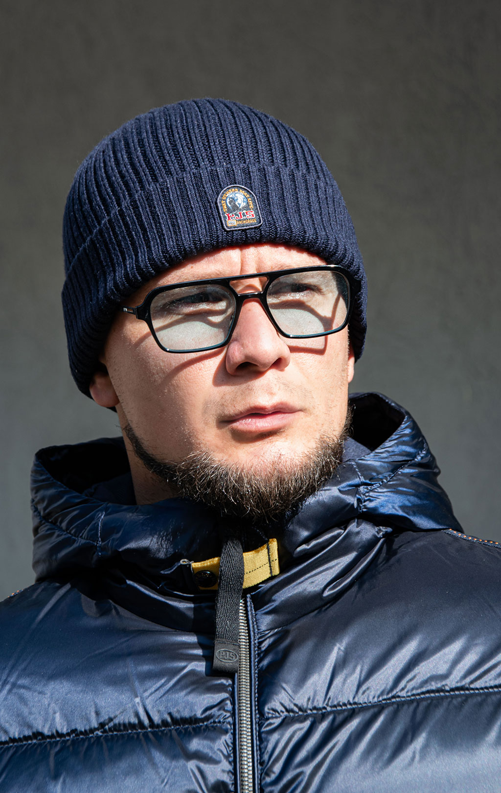 Шапка вязаная PARAJUMPERS RIB HAT FW 25/26 blue navy 