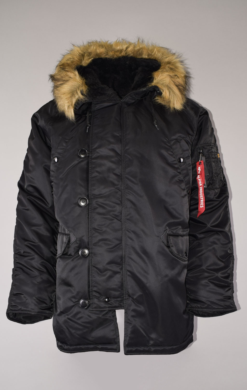 Аляска ALPHA INDUSTRIES CLASSIC N-3B FW 22/23 m black 