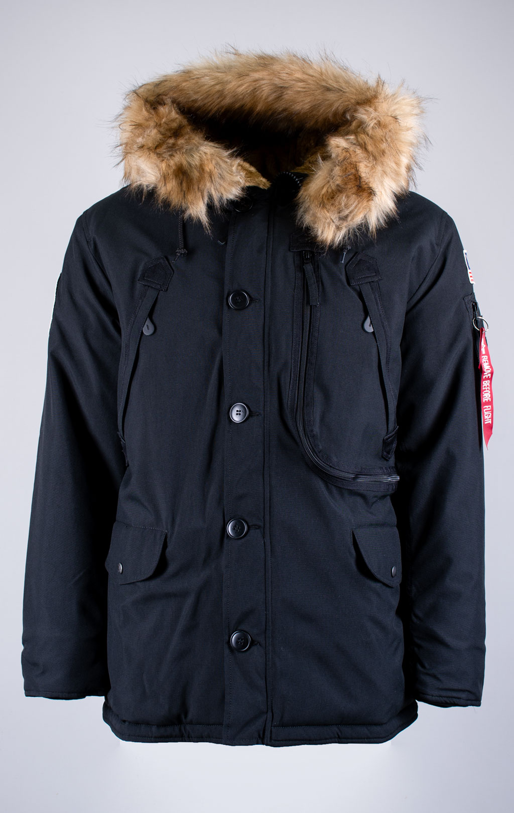 Аляска ALPHA INDUSTRIES POLAR black 