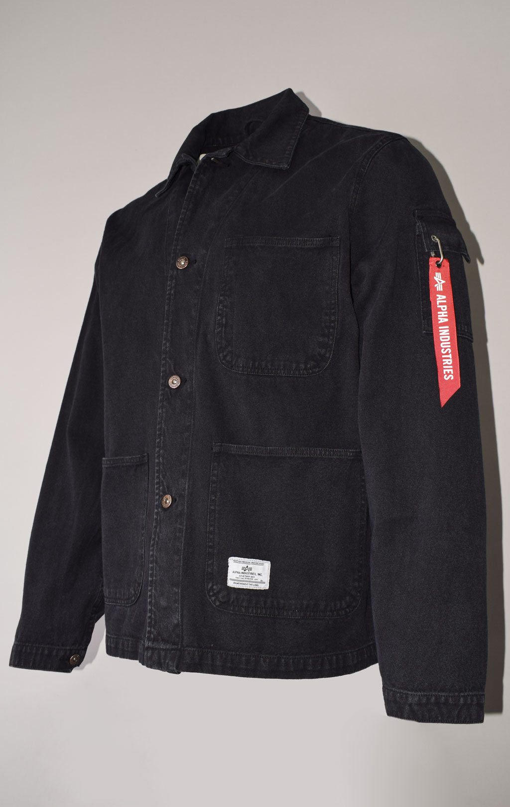 Ветровка ALPHA INDUSTRIES UTILITY CHORE COAT N-3 SS 23 m black 