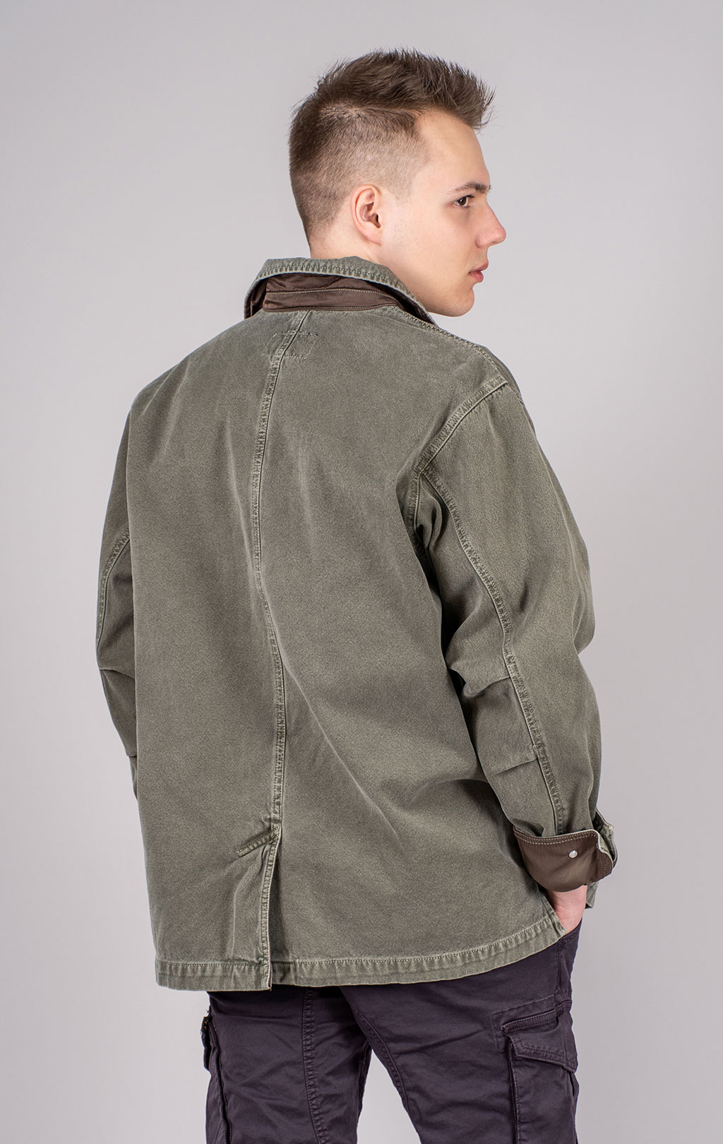 Ветровка ALPHA INDUSTRIES CTN CHORE COAT SS 25 m OG-107 green 