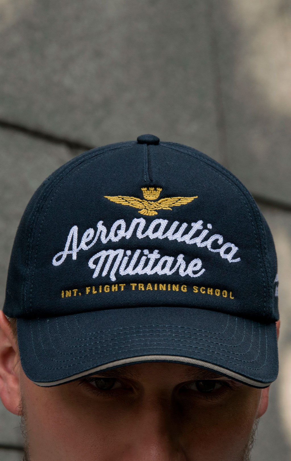 Бейсболка AERONAUTICA MILITARE SS 20/CN blue navy (HA 1040)