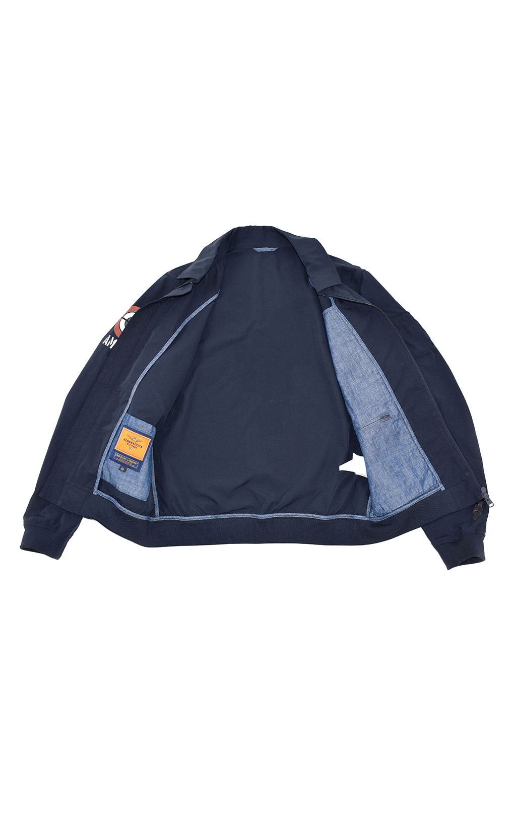 Ветровка-бомбер AERONAUTICA MILITARE SS 20/CN blue navy (AB 1845) 