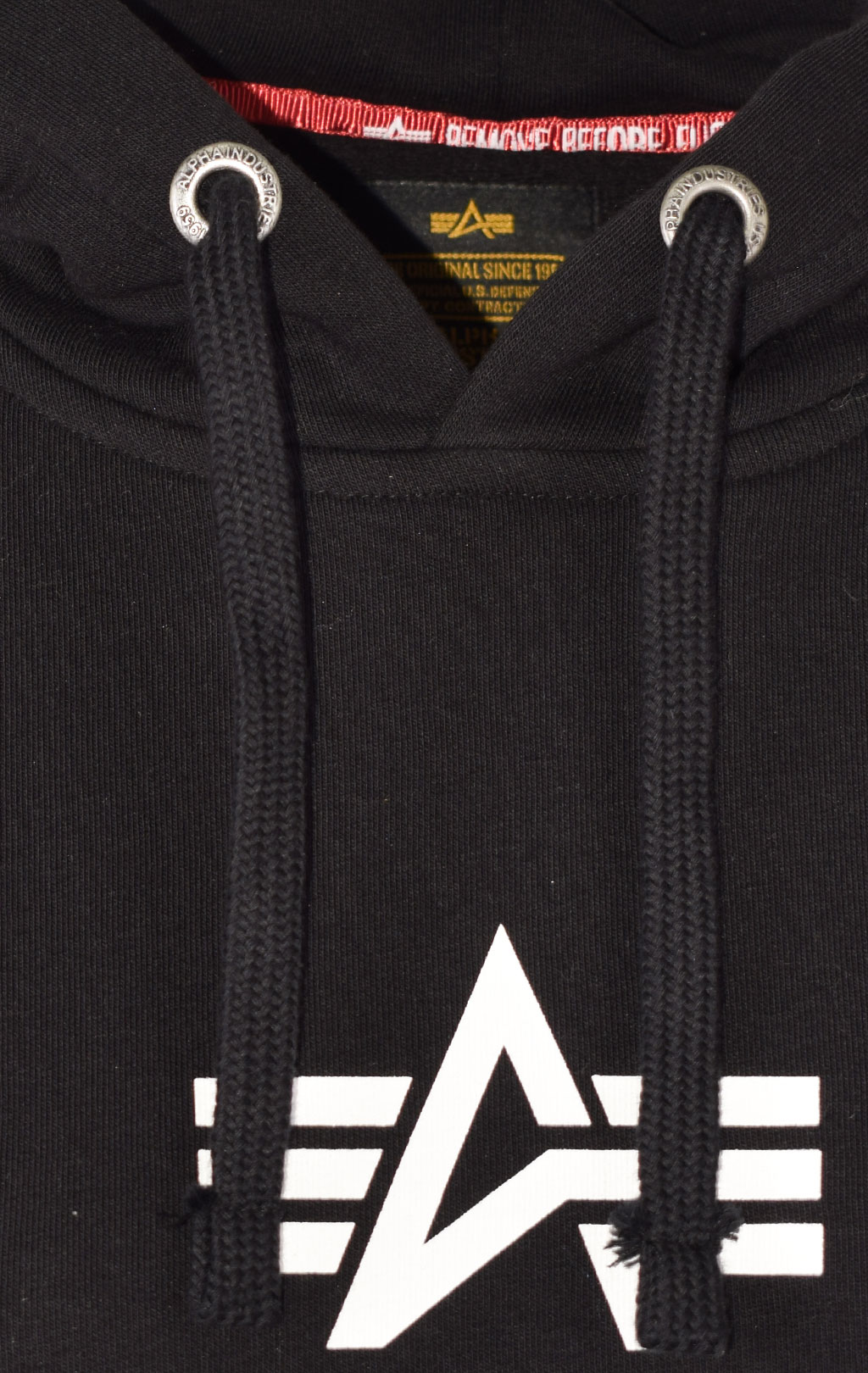 Женская толстовка ALPHA INDUSTRIES NEW BASIC HOODY black 