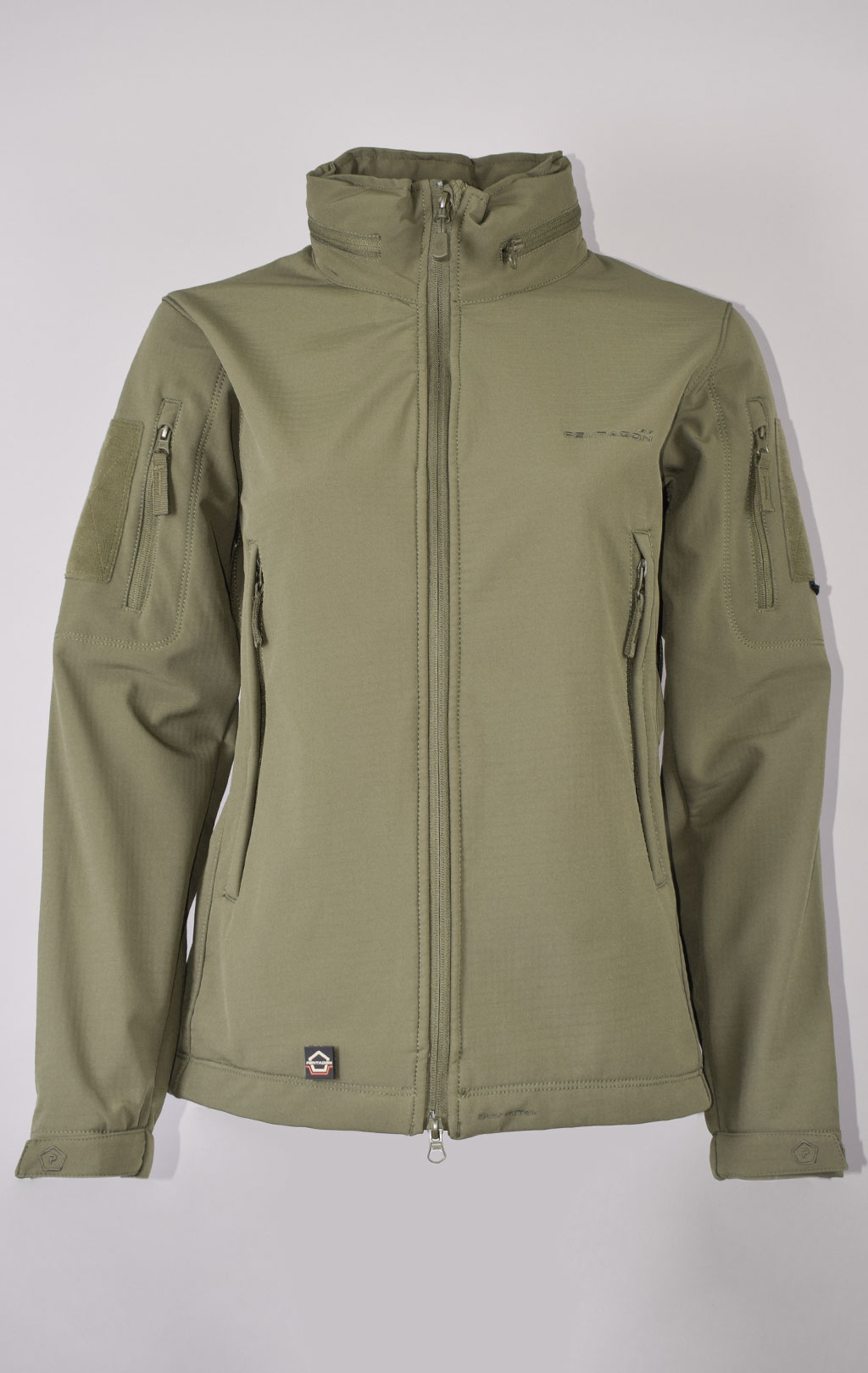 Женская куртка тактическая softshell Pentagon мембрана ARTAXES Soft Shell olive 06 08011w 