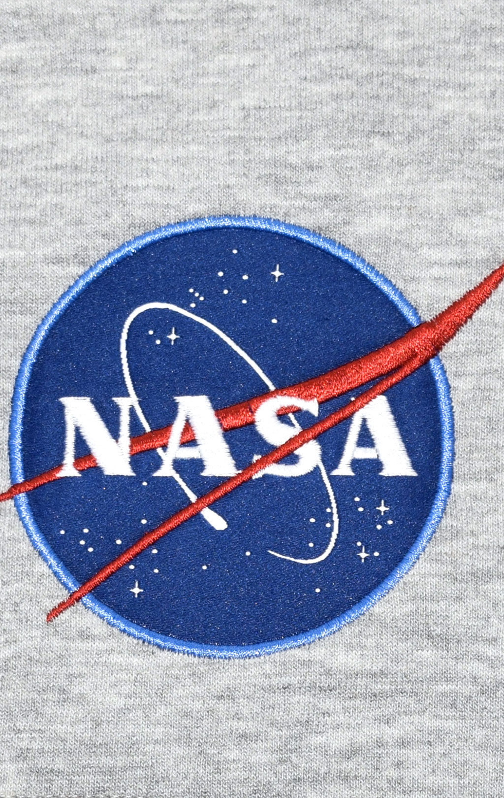 Свитшот ALPHA INDUSTRIES NASA Inlay grey heather 