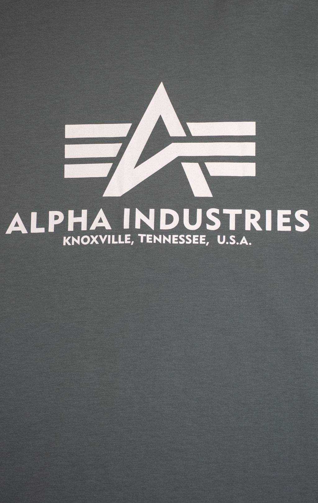 Футболка ALPHA INDUSTRIES BASIC T big size vintage green 