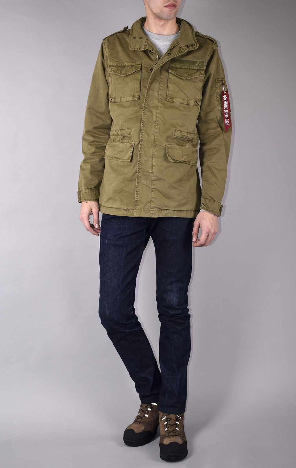 Ветровка ALPHA INDUSTRIES HUNTINGTON M-65 olive 