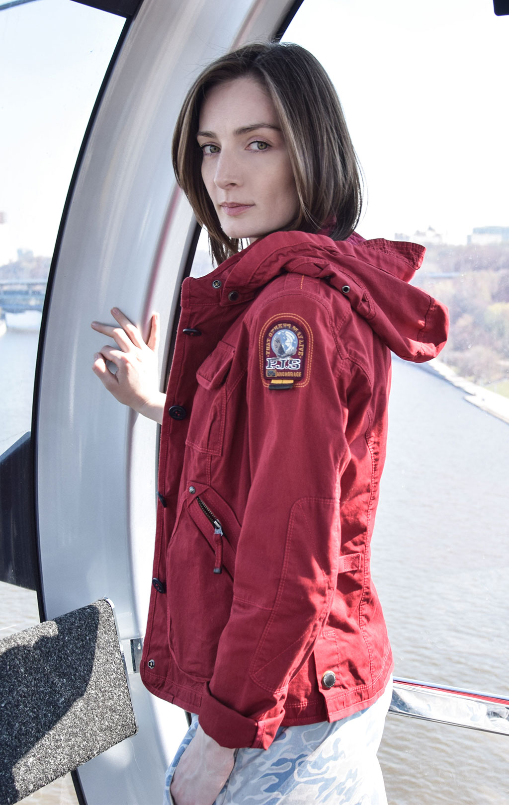 Женская ветровка PARAJUMPERS JERSEY W. red 