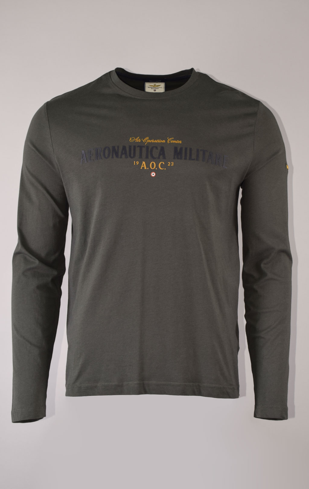 Лонгслив AERONAUTICA MILITARE FW 23/24/BD dark green (TS 2187)