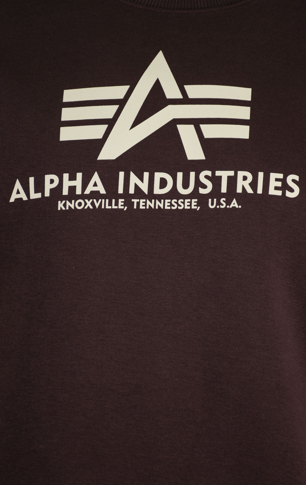 Свитшот ALPHA INDUSTRIES BASIC SWEATER hunter brown 
