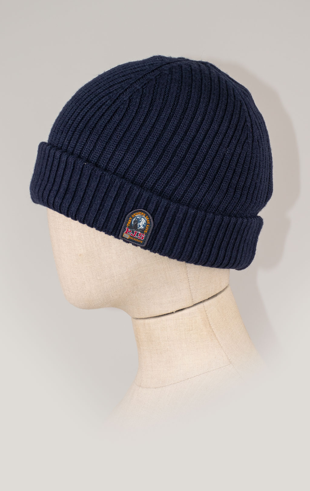 Шапка вязаная PARAJUMPERS RIB HAT FW 25/26 blue navy 