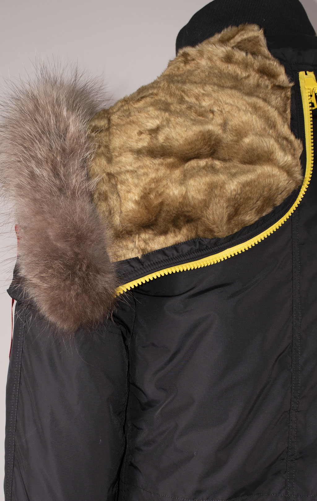 Аляска ALPHA INDUSTRIES PPS big size N-3B натур. мех black 