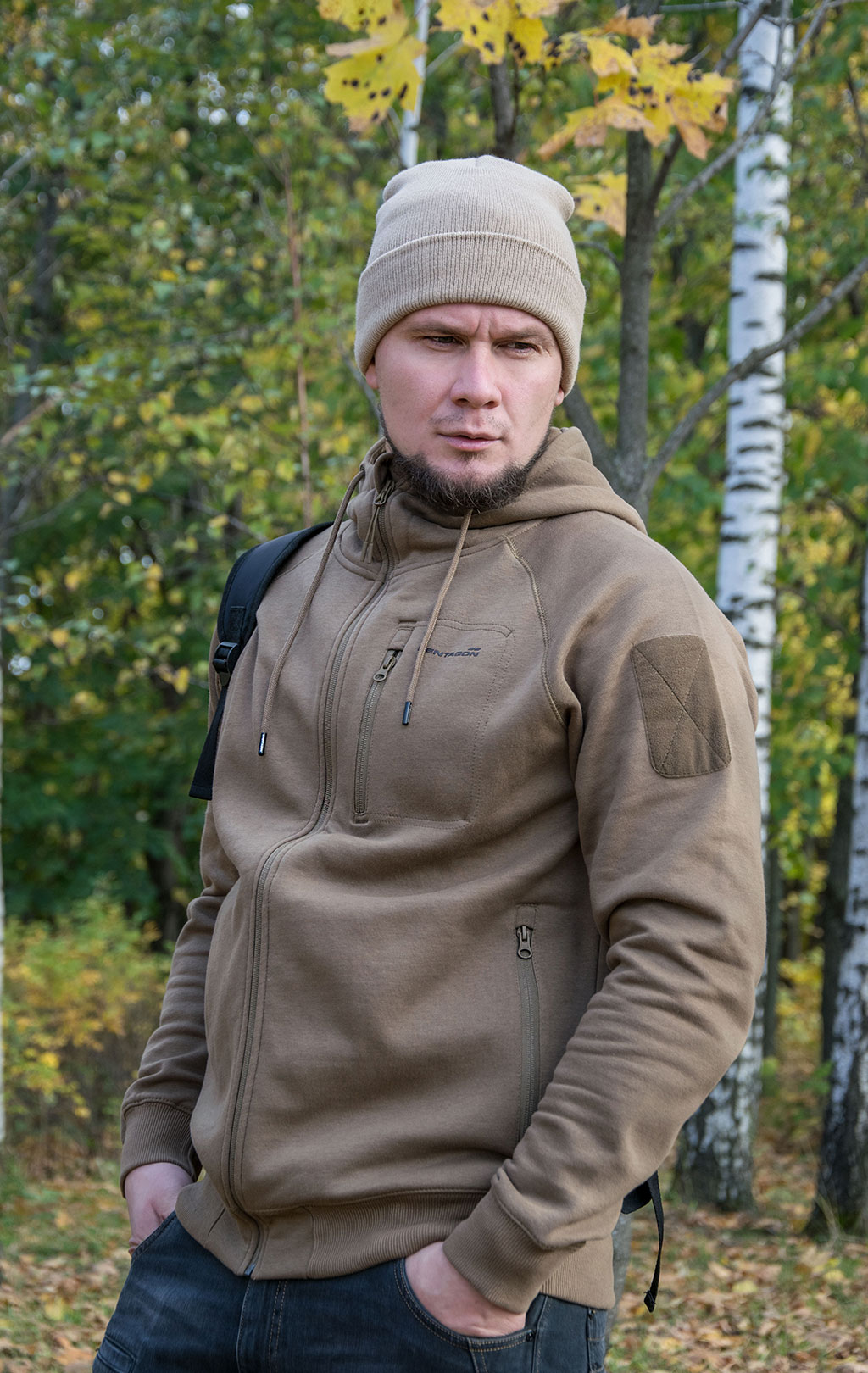 Толстовка тактическая Pentagon LEONIDAS 2.0 big size хлопок75%/полиэстер25% coyote 08016 