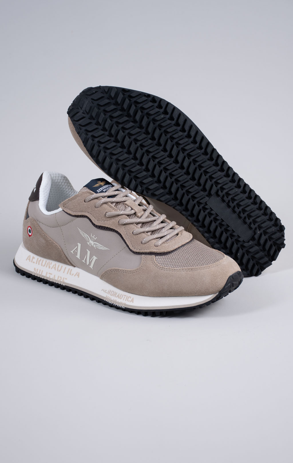 Кроссовки AERONAUTICA MILITARE (SC 0320) SS 26/CN taupe 