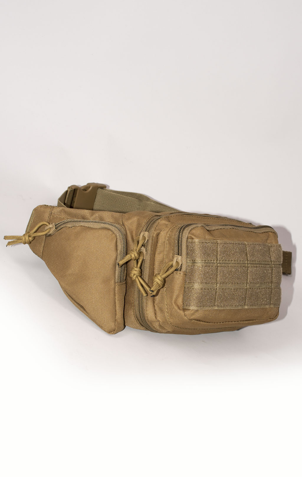 Сумка поясная тактическая SABADO MOLLE Velcro 20x110x15 coyote b-9038 