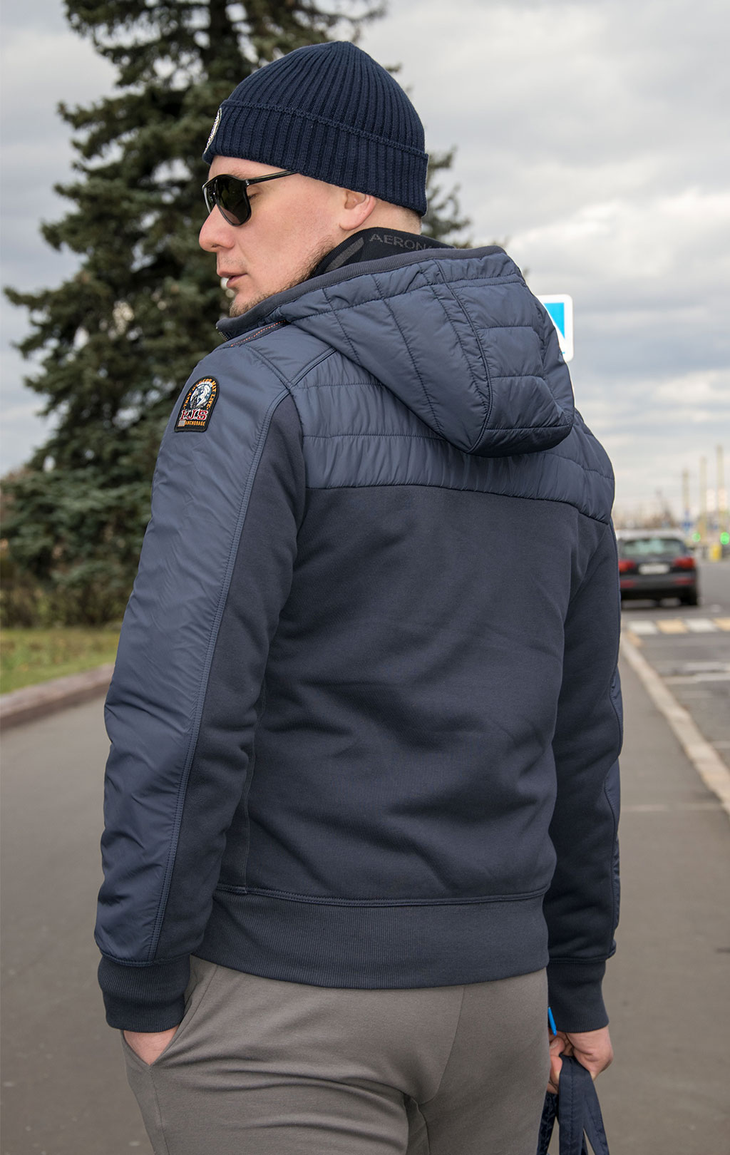 Толстовка с капюшоном PARAJUMPERS GORDON FW 21/22 navy 