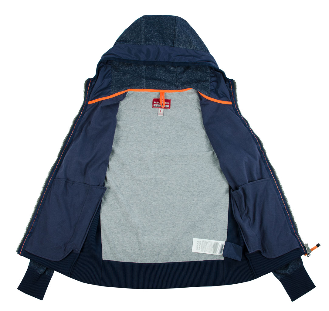 Толстовка с капюшоном PARAJUMPERS FRANKLIN indigo melange 