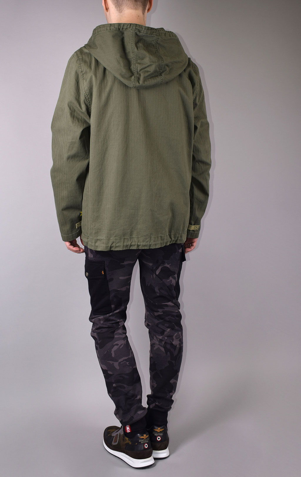 Анорак ALPHA INDUSTRIES MARINER ANORAK хлопок olive 