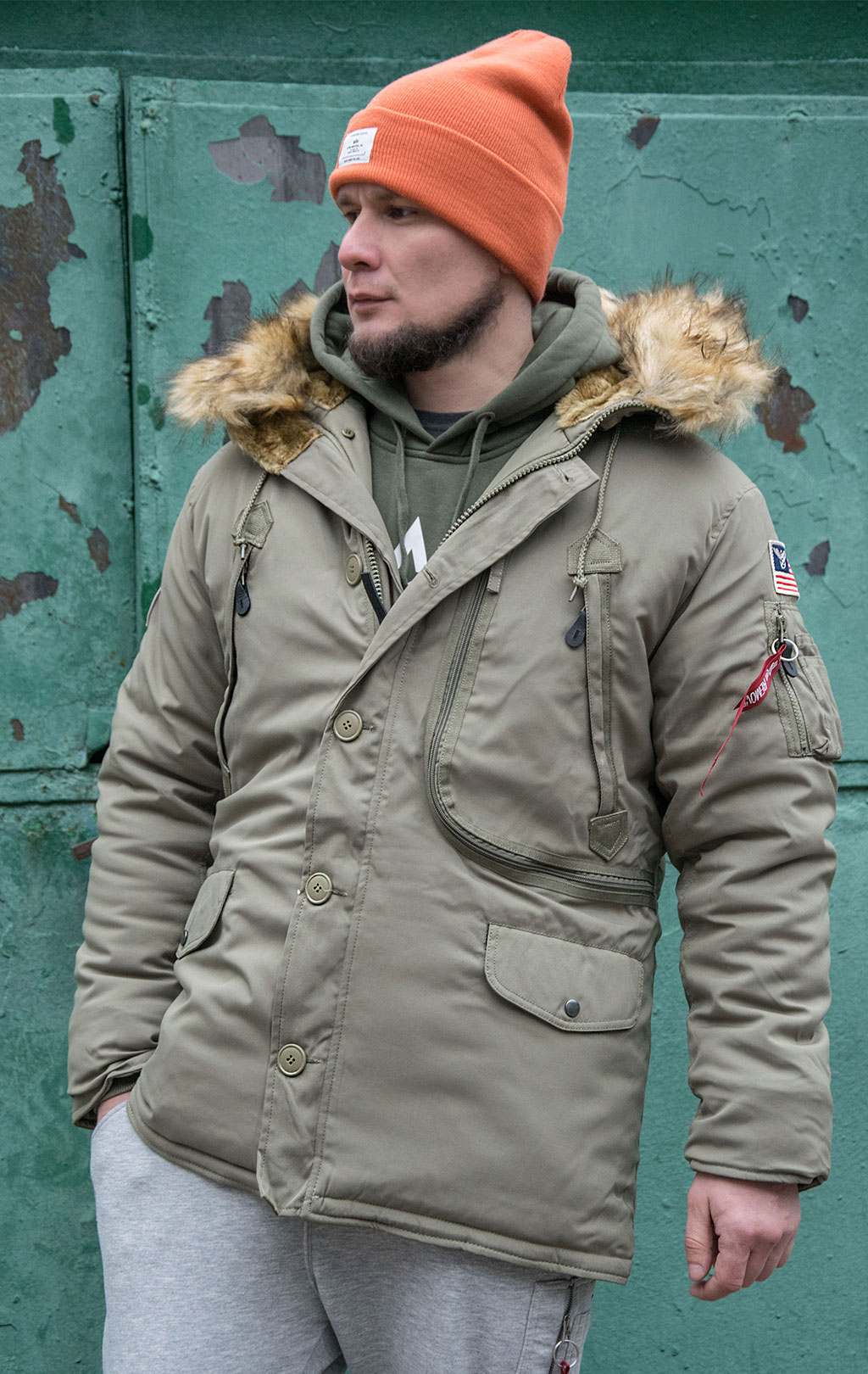 Аляска ALPHA INDUSTRIES POLAR stratos 