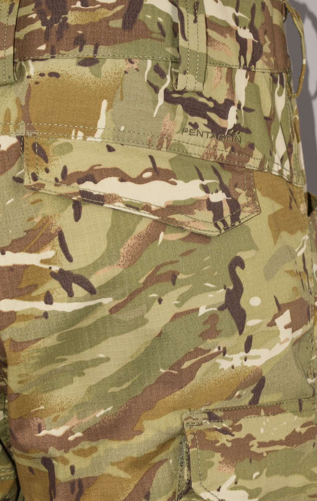 Брюки тактические Pentagon WOLF big size хлопок35%/полиэстр65% Rip-Stop stretch camo penta 05031 