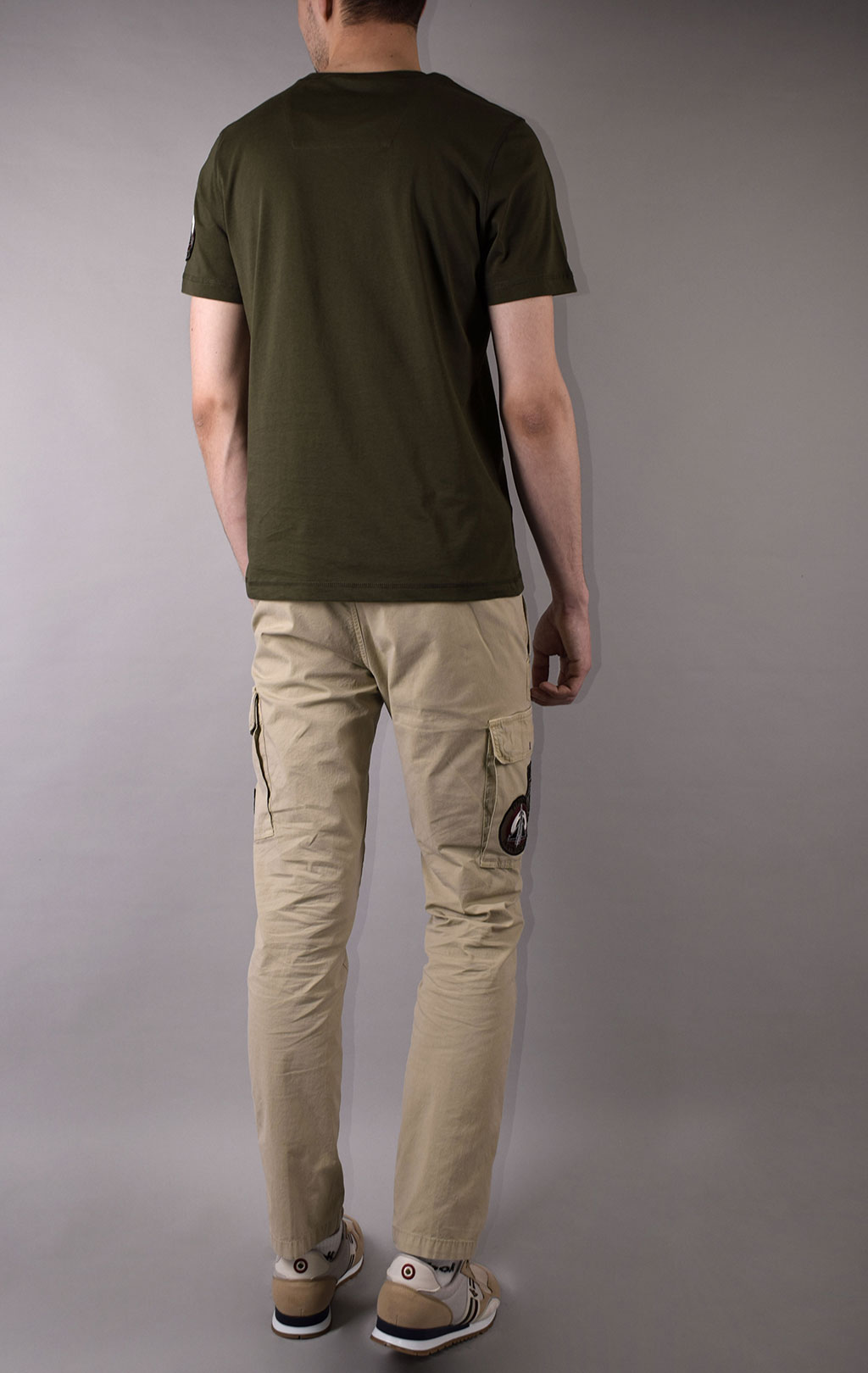 Футболка AERONAUTICA MILITARE big size SS 21/TR verde scuro (TS 1851) 