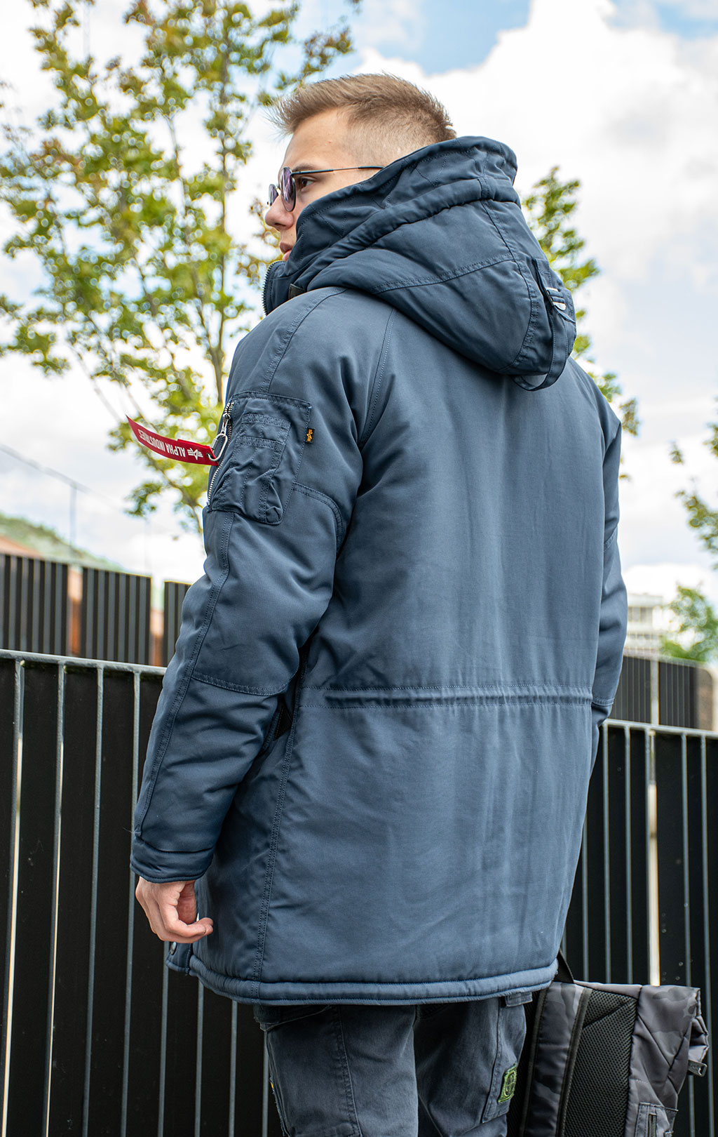 Аляска ALPHA INDUSTRIES ALTITUDE MOD PARKA N-3B FW 24/25 replica blue 